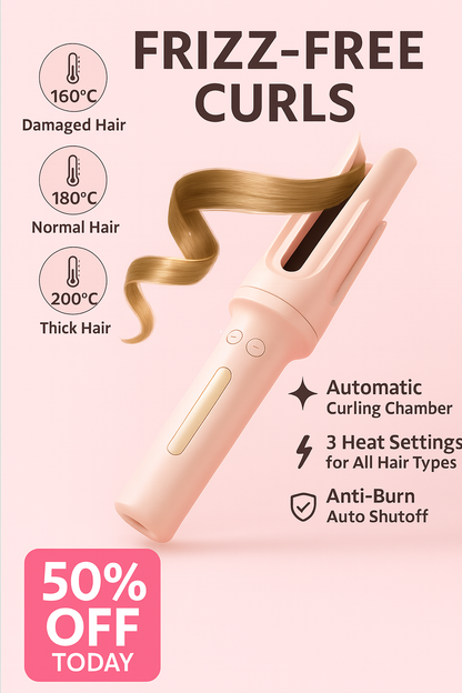 Vitacare™ 2 In 1 Automatic Rotating Ceramic Hair Curler & Heater