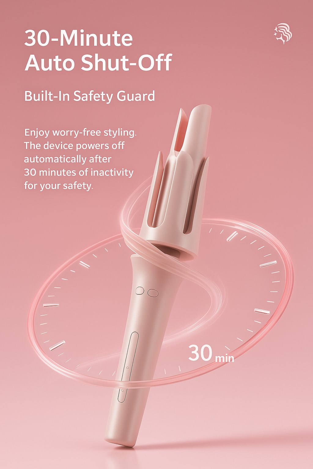 Vitacare™ 2 In 1 Automatic Rotating Ceramic Hair Curler & Heater